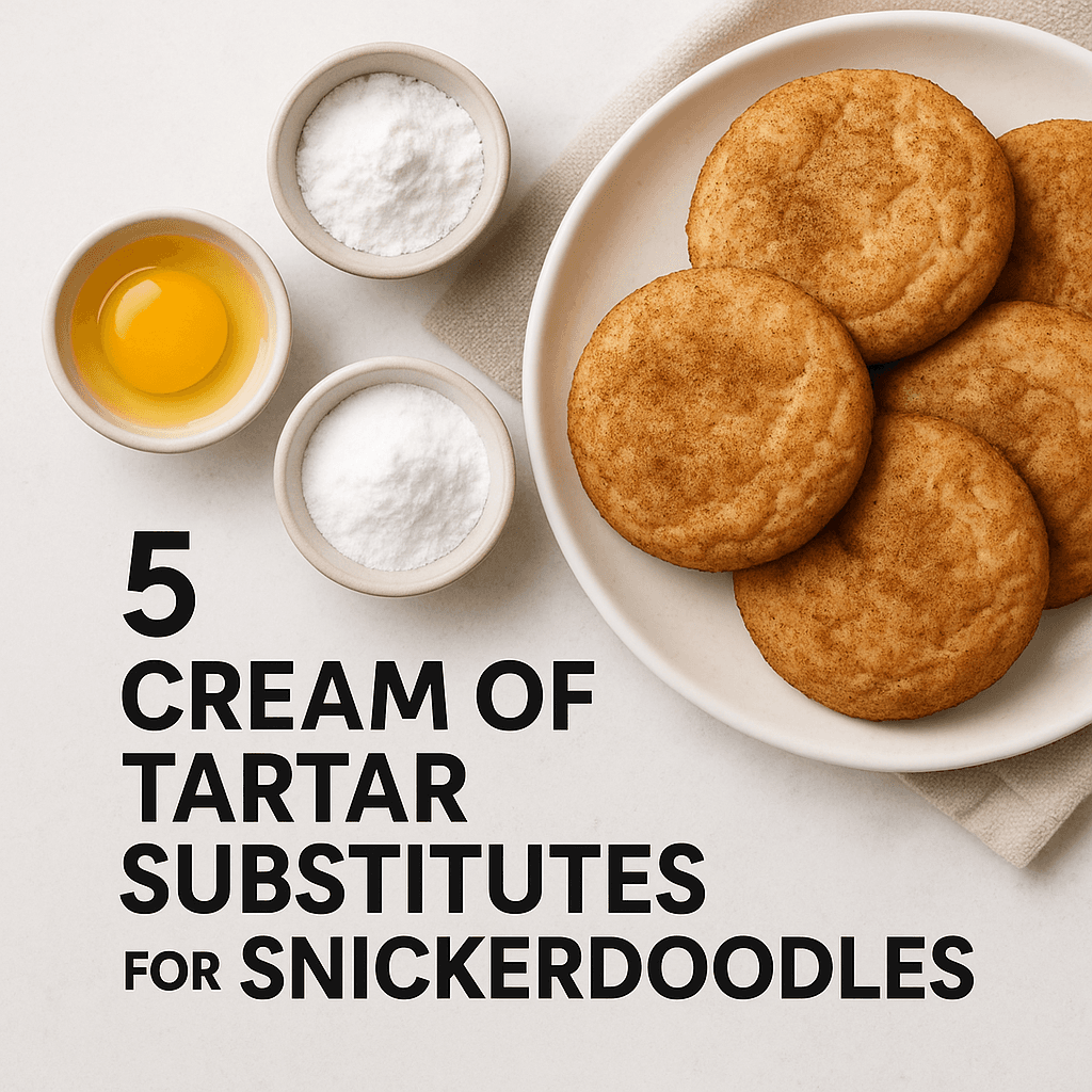 5 Cream of Tartar Substitutes for Snickerdoodles